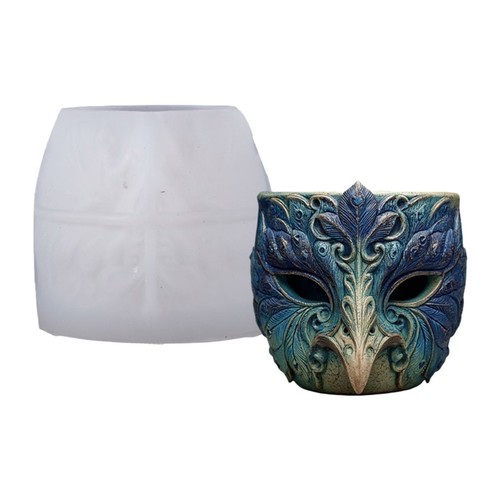 Decorative silicone bird face - decorative,
